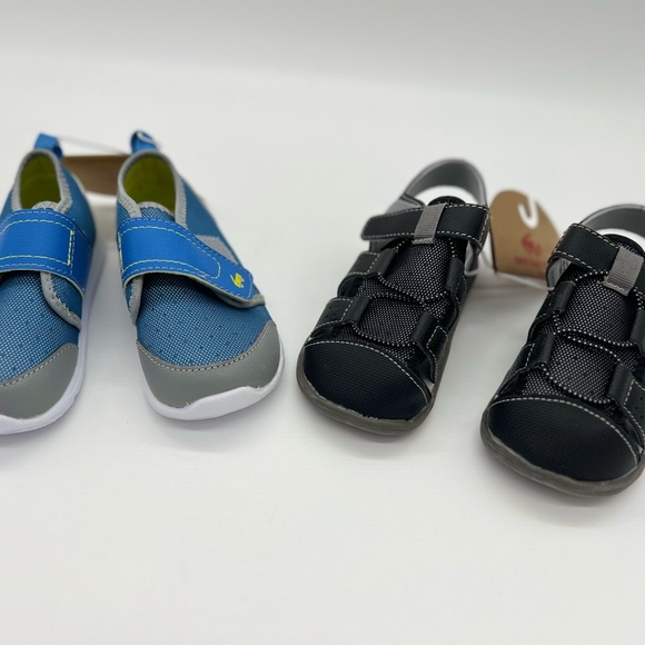 See Kai Run Basics Toddler Cruiser Shoes Blue/Multi and Black Sandals Deal Combo - Picture 5 of 5